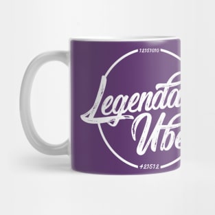 Legendary Ube Flagship Tee (White Logo) Mug